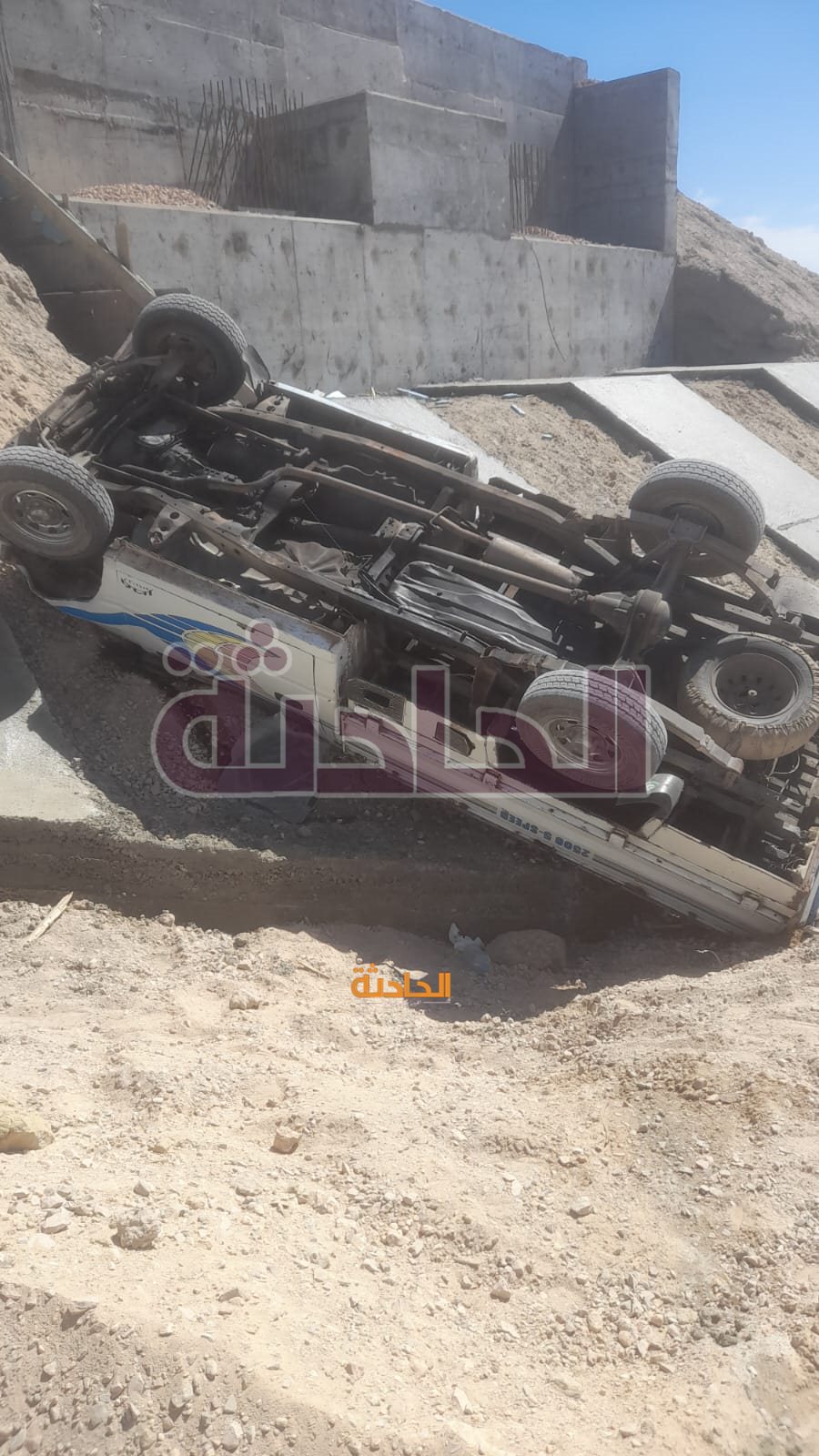 انقلاب سيارة ربع نقل
