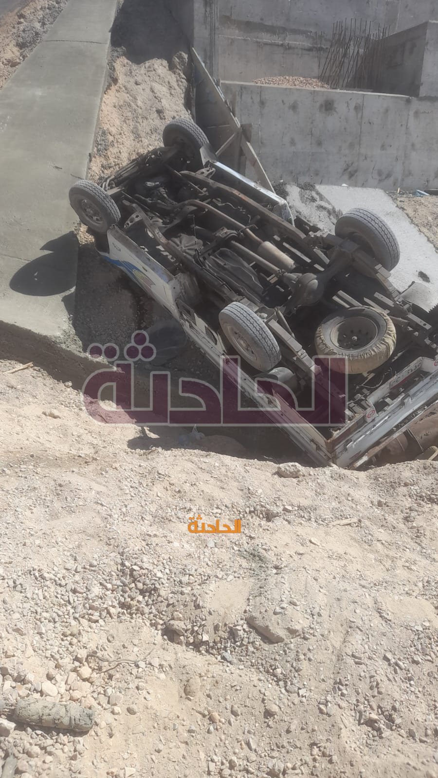 انقلاب سيارة ربع نقل