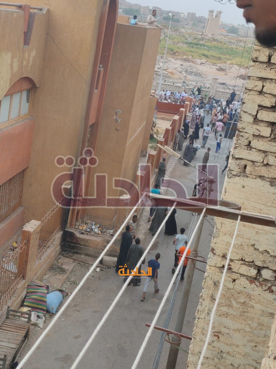 العاصفة زينب تتسبب في حريق 5 منازل بالأقصر