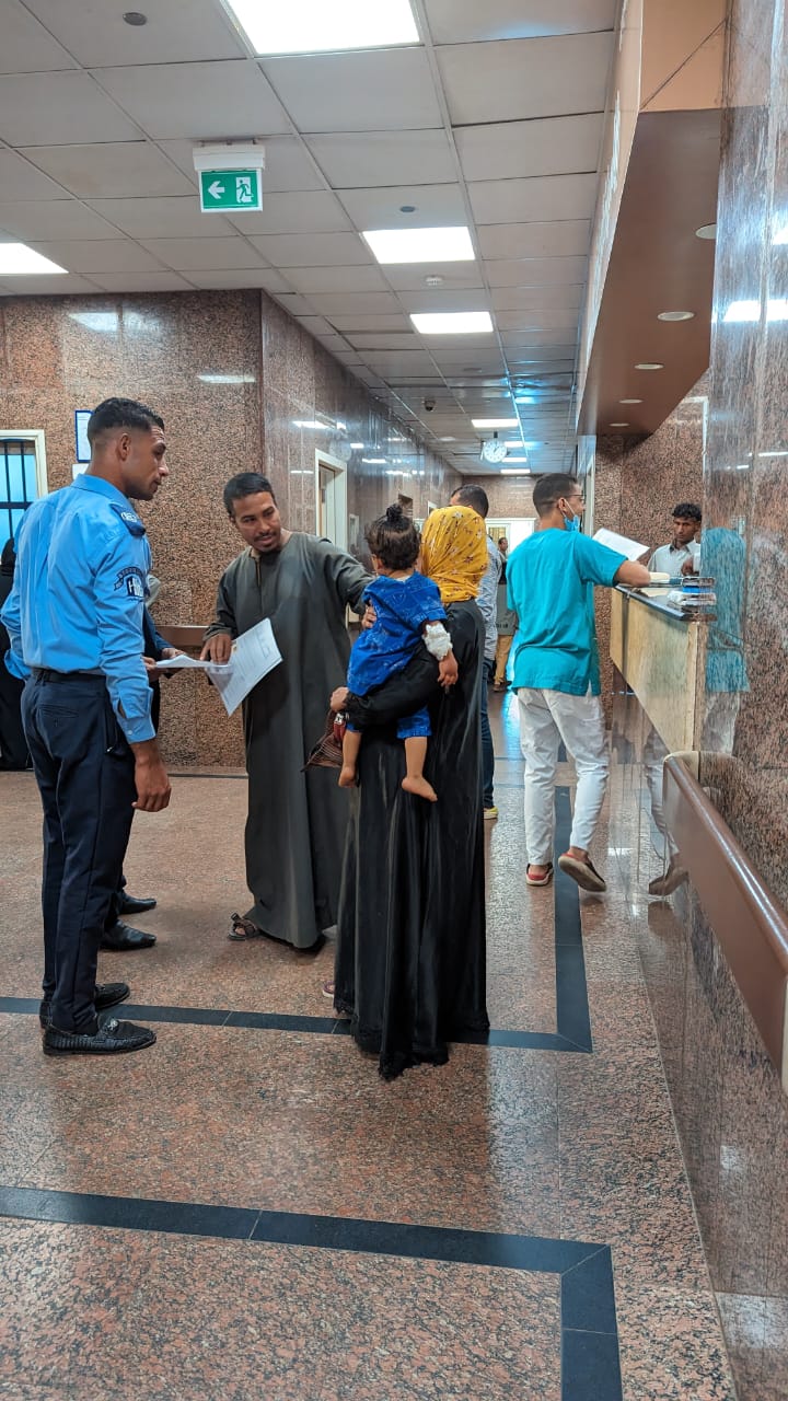خروج مصابي حادث انفجار أنبوبة البوتاجاز بالأقصر