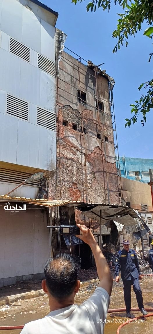 حريق قسم شبرا الخيمة