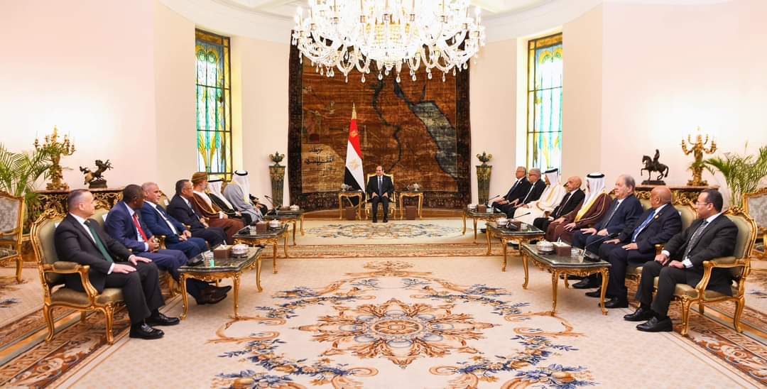 الرئيس السيسي يلتقي رؤساء المجالس والبرلمانات العربية