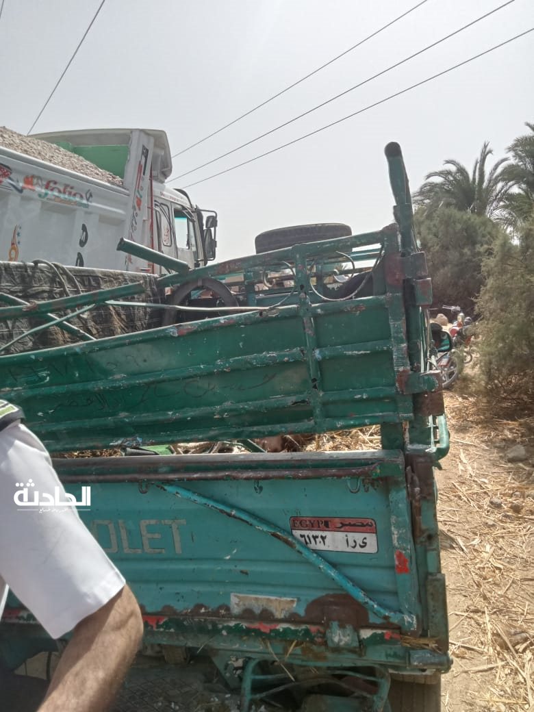 حادث تصادم بأسيوط