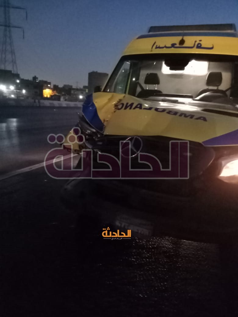 حادث سير أعلى الدائري