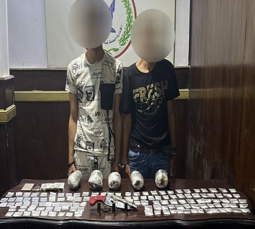 ضبط�4 متهمين يروجون المخدرات بالمرج وروض الفرج وحلوان