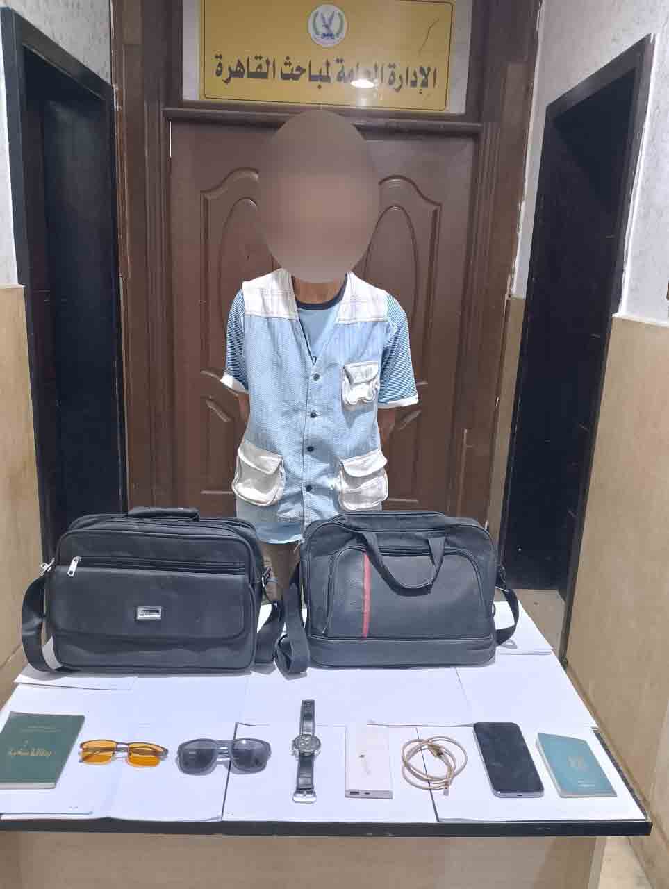 المتهمين بالمضبوطات