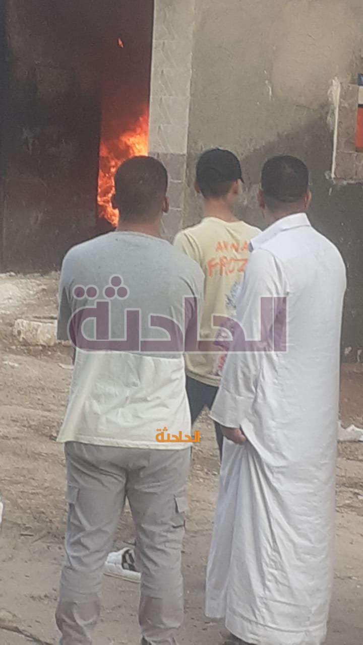حريق مخبز بأبو المطامير