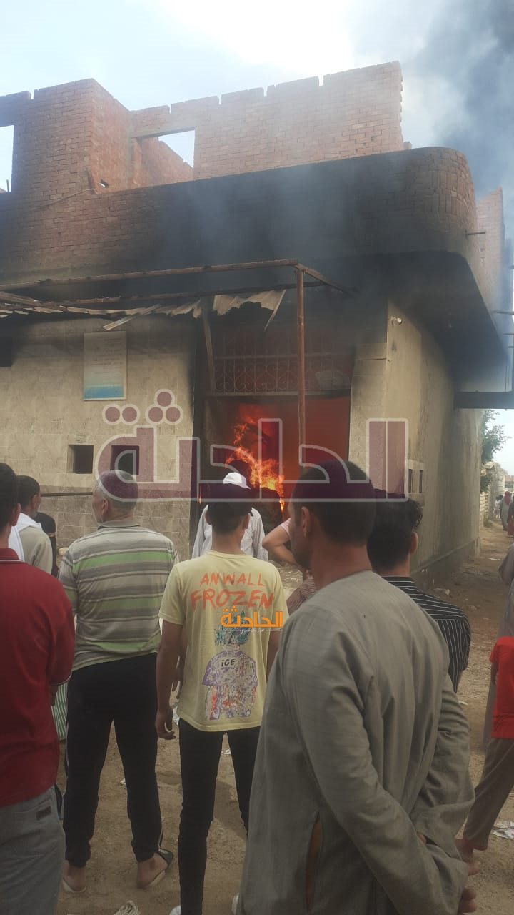 حريق مخبز بأبو المطامير
