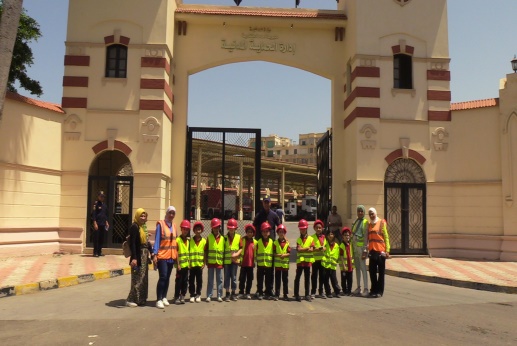 الحماية المدنية تستقبل طلاب المدرسة المصرية اليابانية