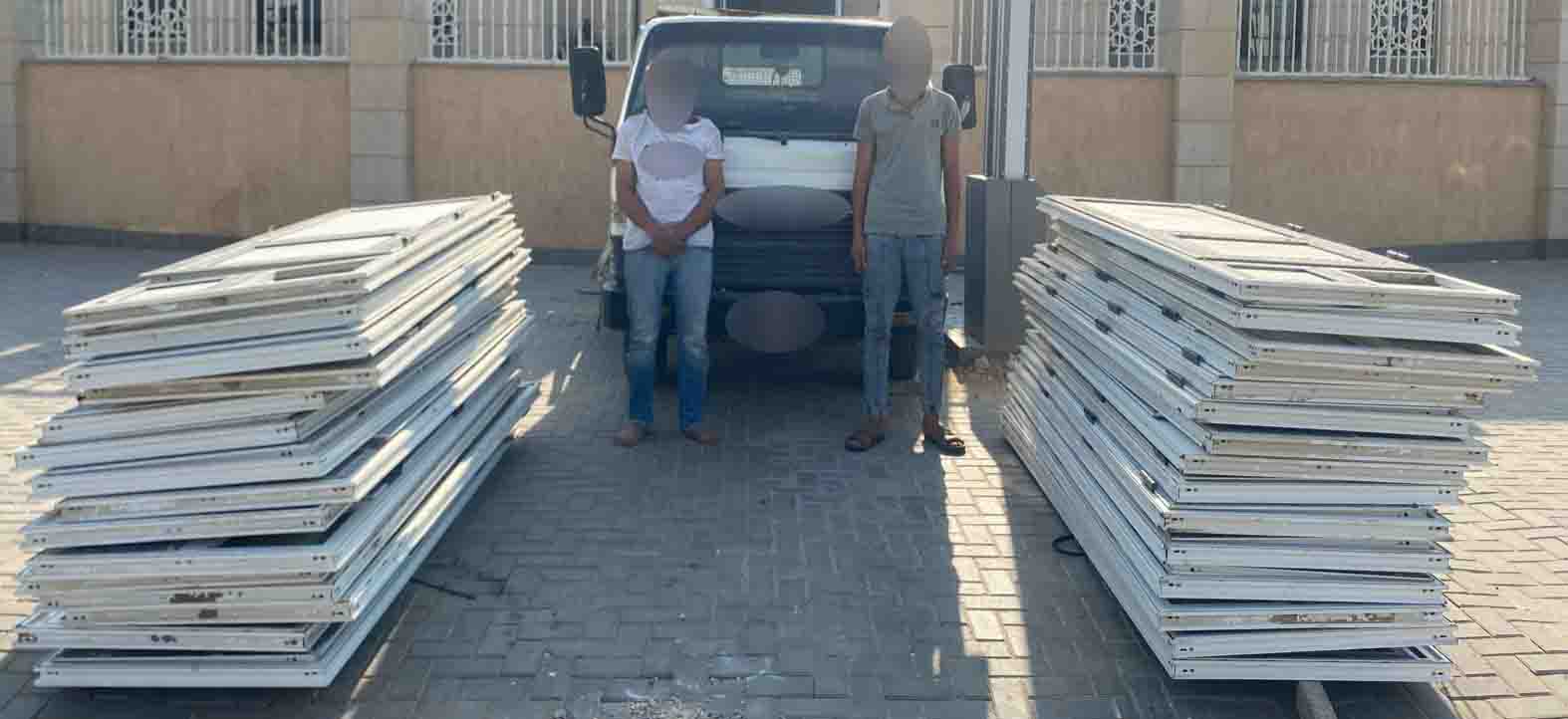 المتهمين والمضبوطات