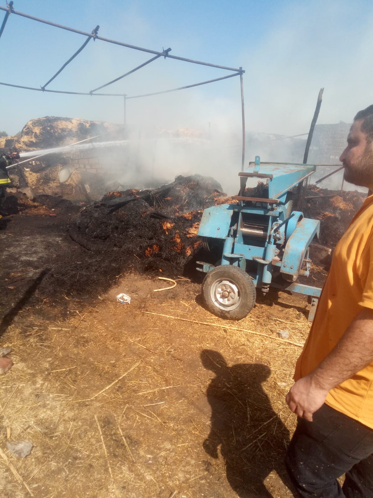 حريق بعدة منازل في الدلنجات