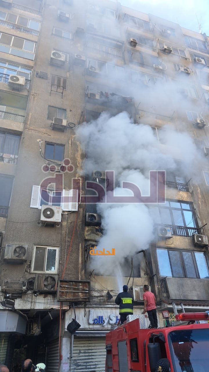 حريق عمارة البترول بالمهندسين