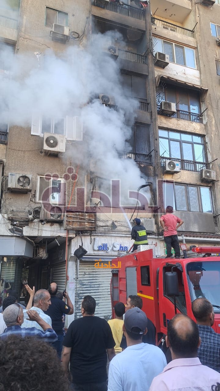 حريق عمارة البترول بالمهندسين