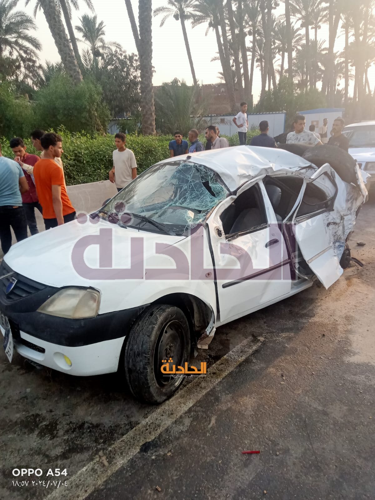 إصابة 7 عمال في تصادم ملاكي وربع نقل بالجيزة