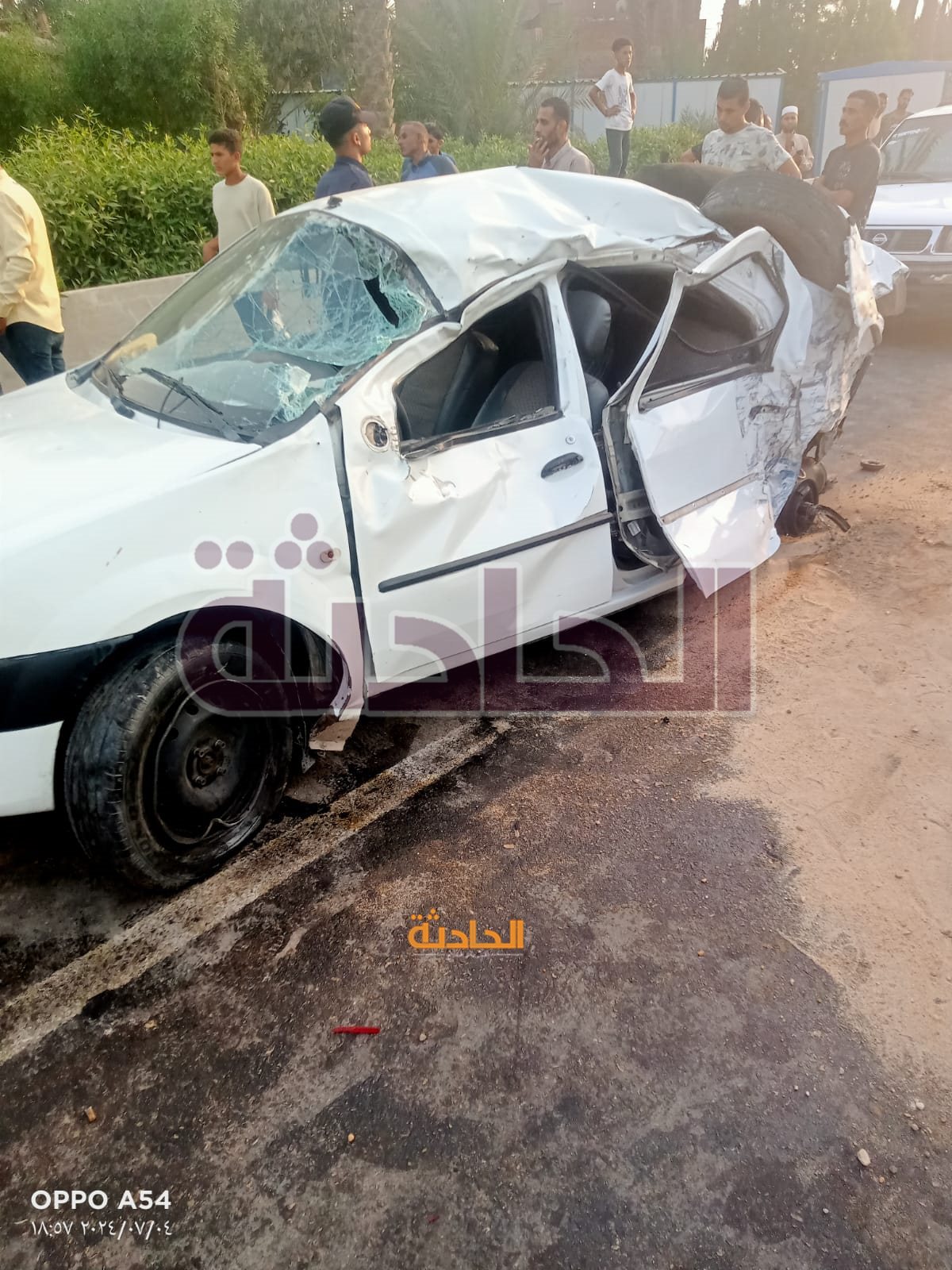 إصابة 7 عمال في تصادم ملاكي وربع نقل بالجيزة