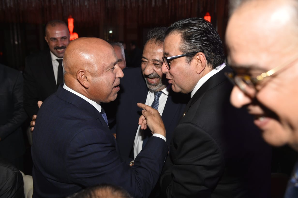 كامل الوزير في حفل زفاف نجل النائب طارق عبد العزيز
