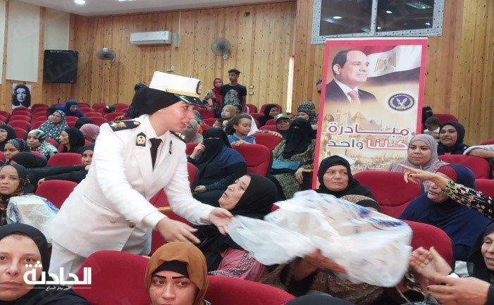 الداخلية توجه قوافل إنسانية وطبية فى كفرالشيخ