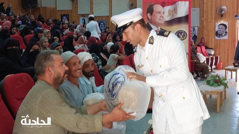 الداخلية توجه قوافل إنسانية وطبية فى كفرالشيخ