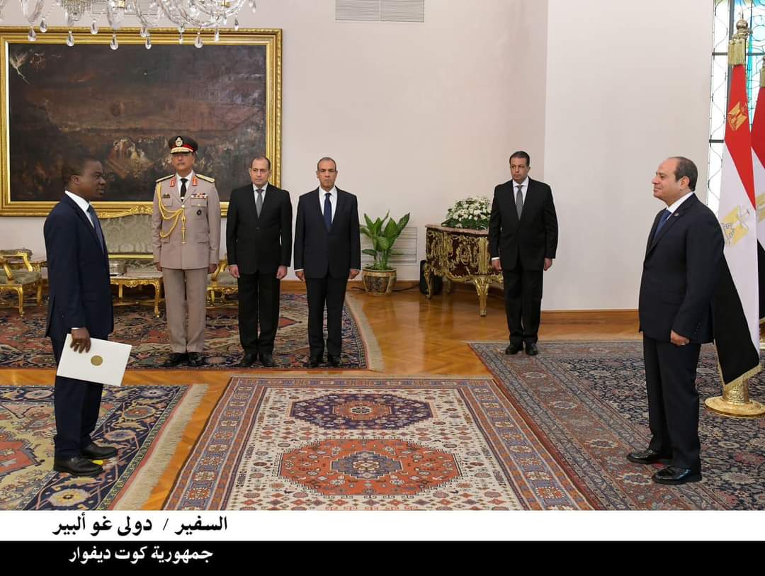 الرئيس السيسي يتسلم أوراق اعتماد 12 سفيراً جديداً لدى مصر