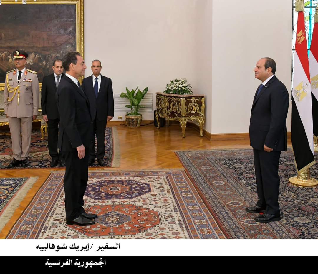 الرئيس السيسي يتسلم أوراق اعتماد 12 سفيراً جديداً لدى مصر