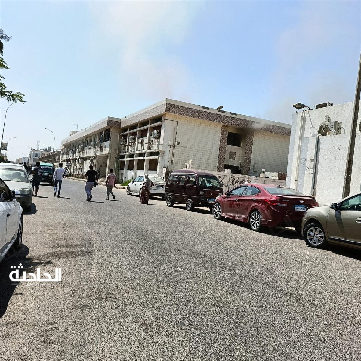 حريق مستشفى السادات