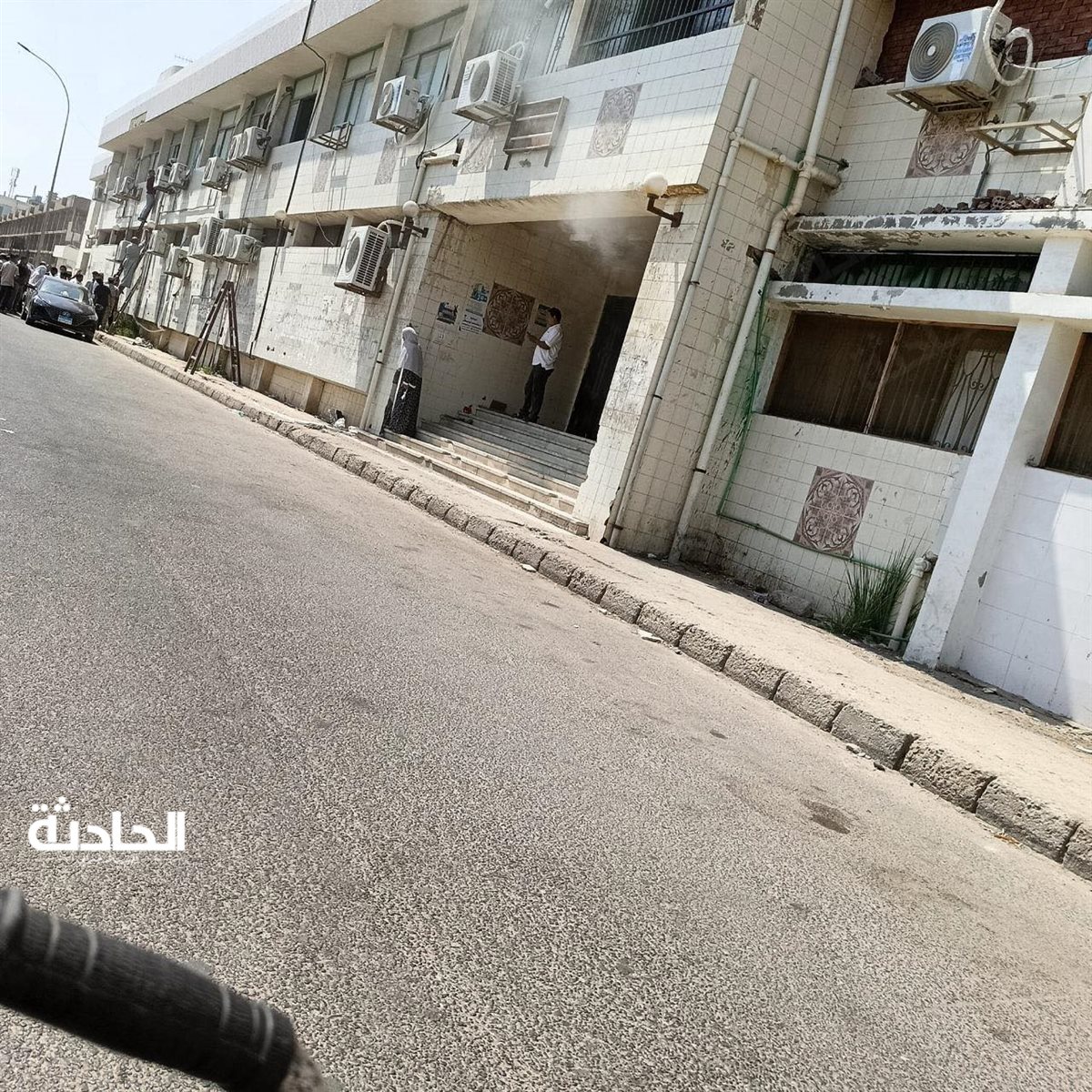 حريق مستشفى السادات