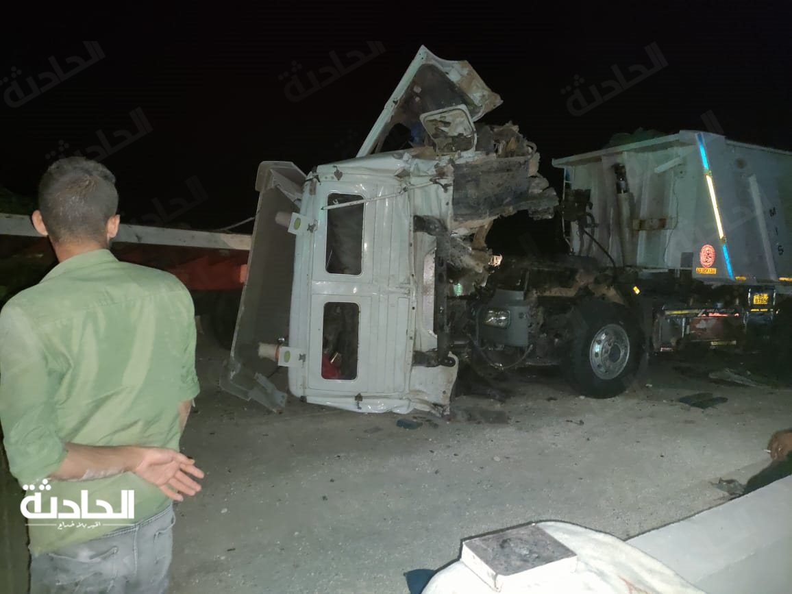 حادثين تصادم مروع بحلوان
