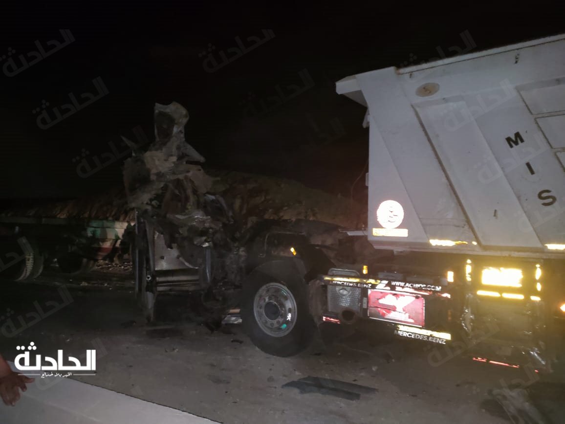 حادثين تصادم مروع بحلوان