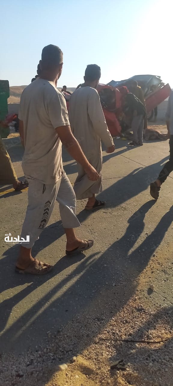 حادثين تصادم مروع بحلوان