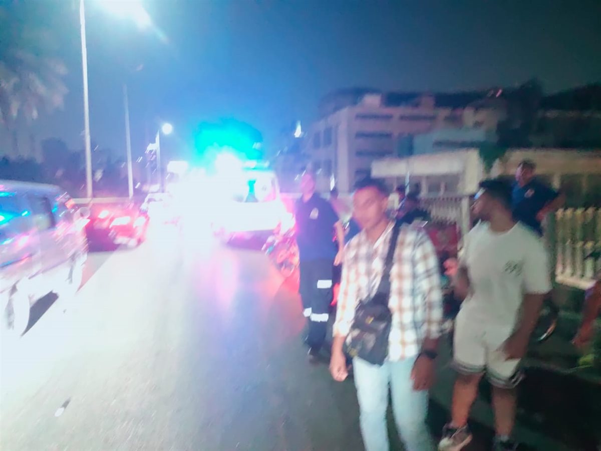 انقلاب اتوبيس أعلى كوبري فيصل