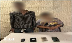 القبض على 5 لصوص لقيامهم بسرقة الهواتف والأجهزة الكهربائية والاسلاك والحقائب
