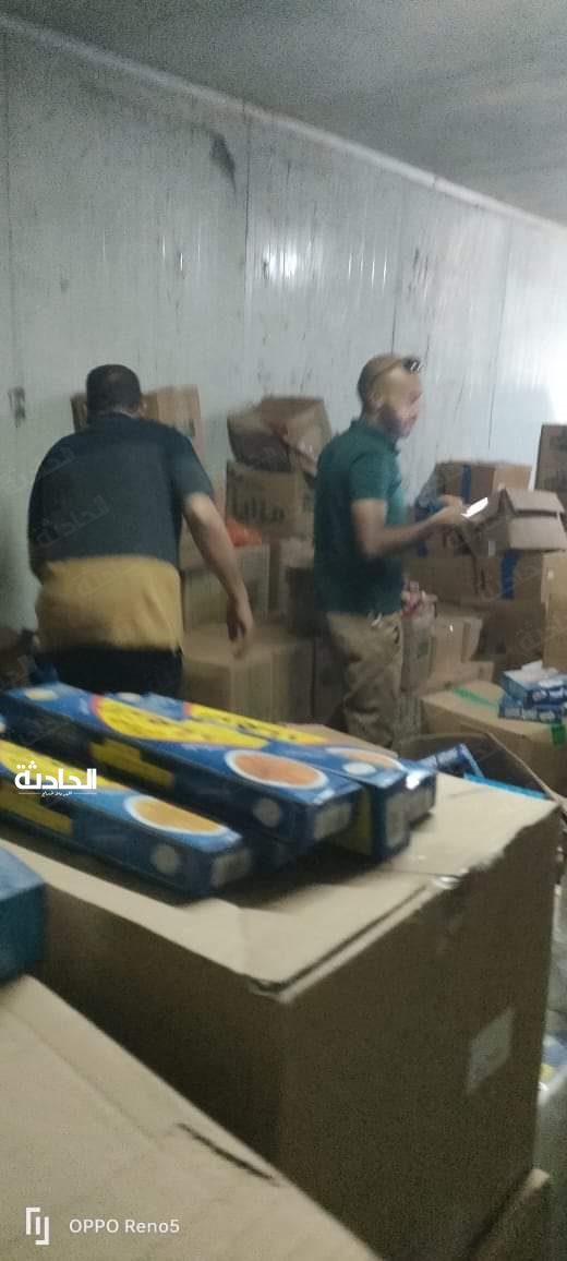 مقطعات ومصنعات لحوم ودواجن فاسدة غير صالحة