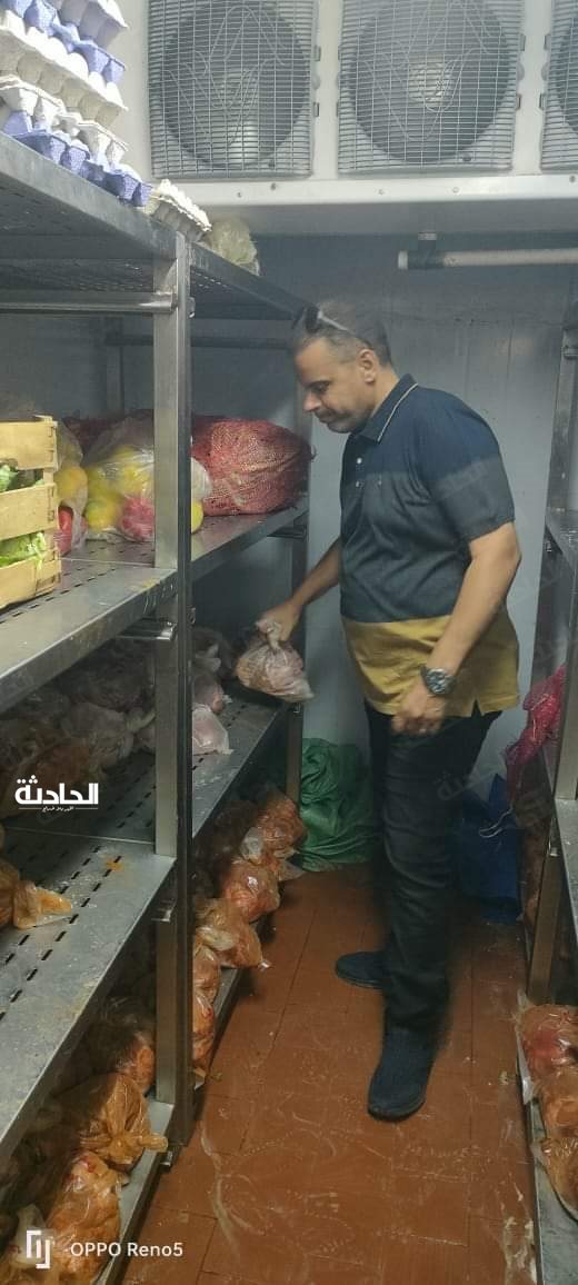 مقطعات ومصنعات لحوم ودواجن فاسدة غير صالحة