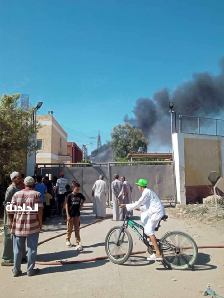 حريق محطة كهرباء إيتاى البارود