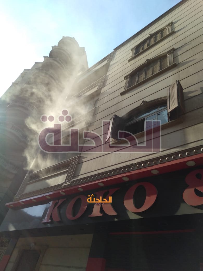 نشوب حريق داخل محل كوكو اند اس