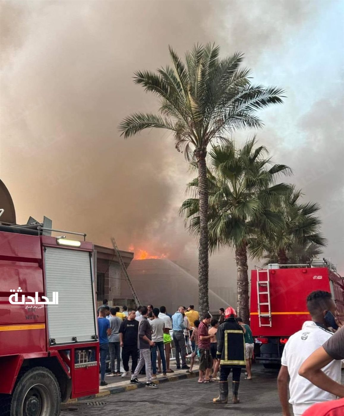 حريق بالإسكندرية