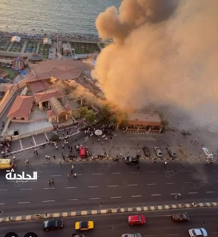 حريق بالإسكندرية