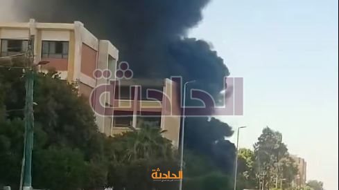 حريق مدينة العياط