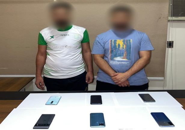 المتهمين بالمضبوطات