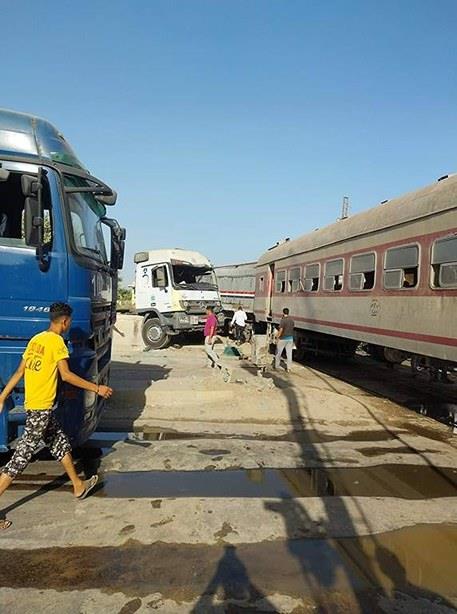 حادث تصادم قطار برج العرب في الإسكندرية