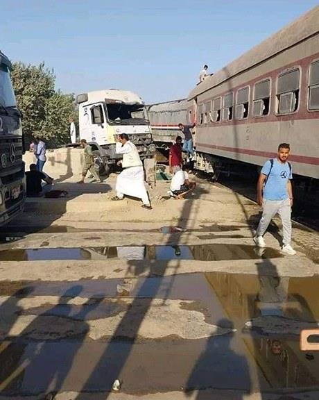 حادث تصادم قطار برج العرب في الإسكندرية