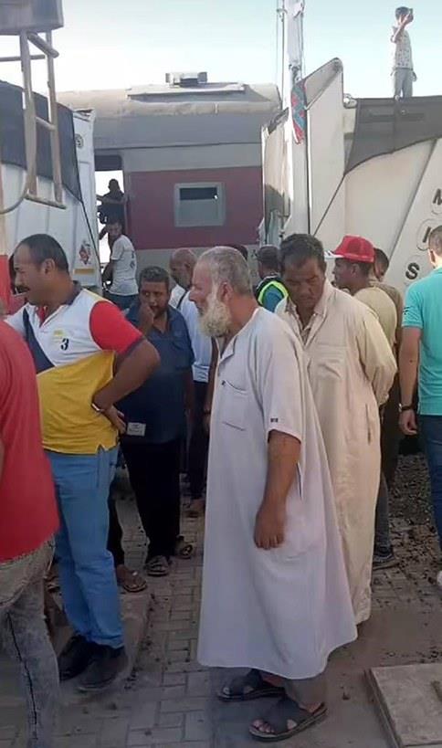 حادث تصادم قطار برج العرب في الإسكندرية