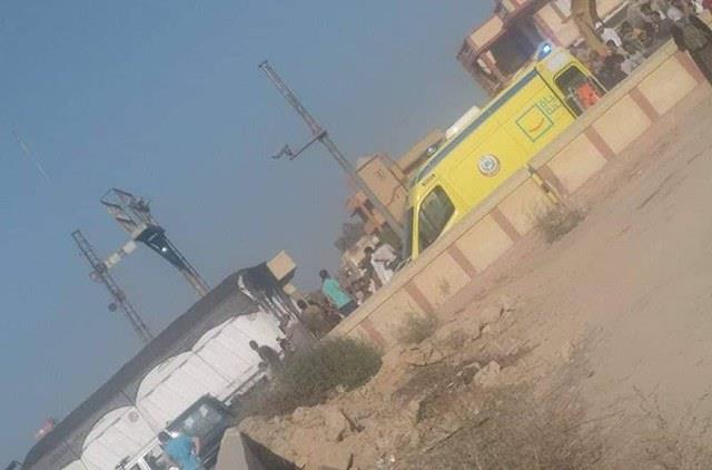 حادث تصادم قطار برج العرب في الإسكندرية