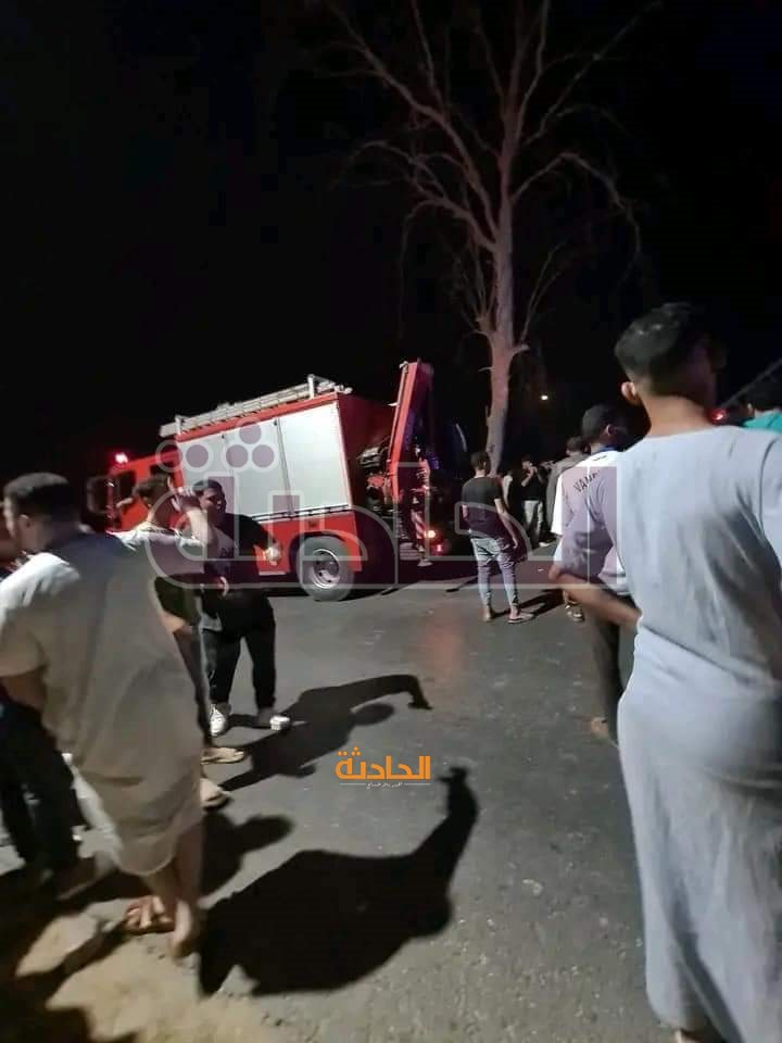 حادث تصادم بالفيوم