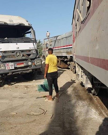 حادث تصادم قطار برج العرب في الإسكندرية