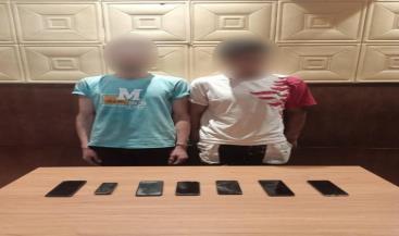 المتهمين بالمضبوطات