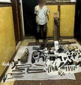 ضبط ورشة لتصنيع الأسلحة النارية و4 عناصر إجرامية بالمنوفية والمنيا