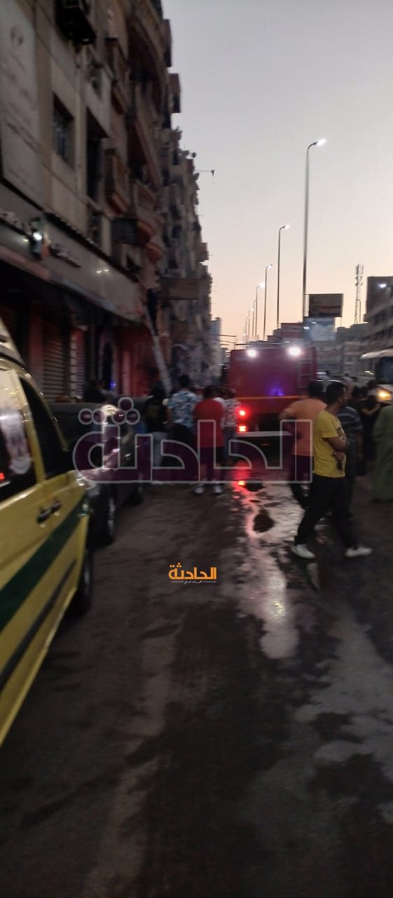 حريق شقة سكنية برج الصفا والمروة أمام الكوبري العلوي بالبحيرة