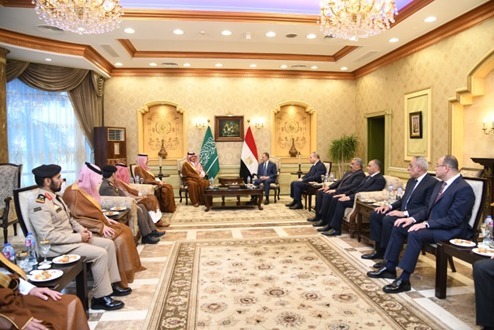 وزير الداخلية يستقبل نظيره السعودى