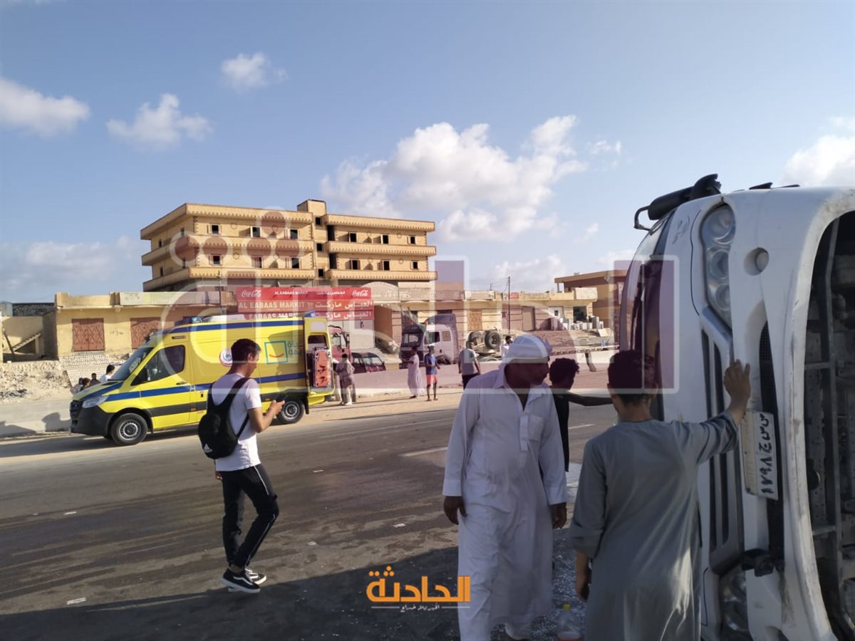 حادث الطريق الساحلي بمطروح